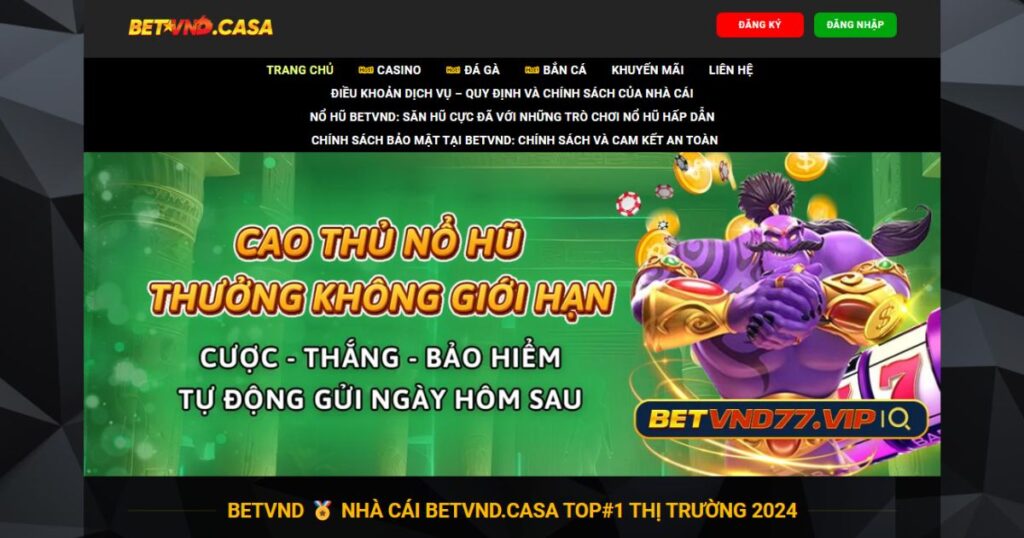 Truy cập vào trang web nhà cái BETVND để rút tiền